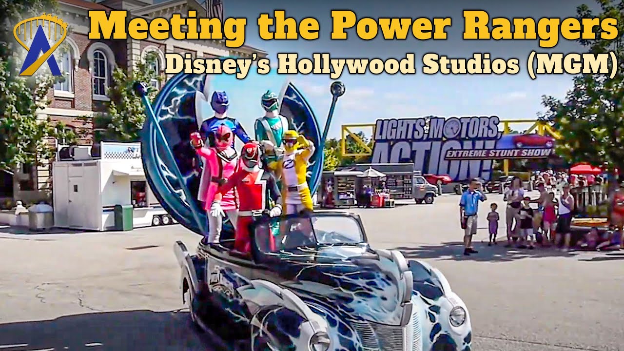 Meeting the Power Rangers at Disney's Hollywood Studios (2010)