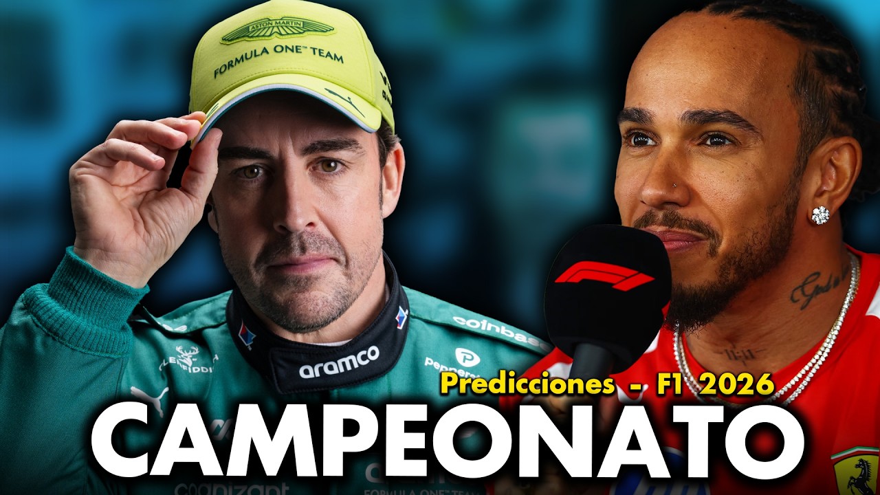 CAMPEÓN, POSICIONES DE LOS ESPAÑOLES/HISPANOS Y MÁS | MI PREDICCIÓN DE LA F1 2026