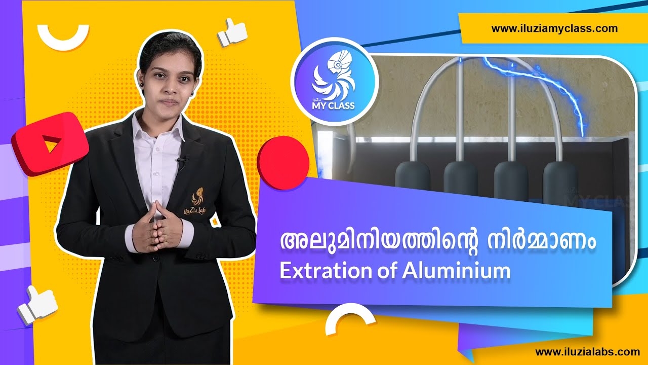 അലുമിനിയത്തിൻ്റെ നിർമ്മാണം | Extraction Of Aluminium | CHEMISTRY | SSLC | Malayalam | iLuZia Labs