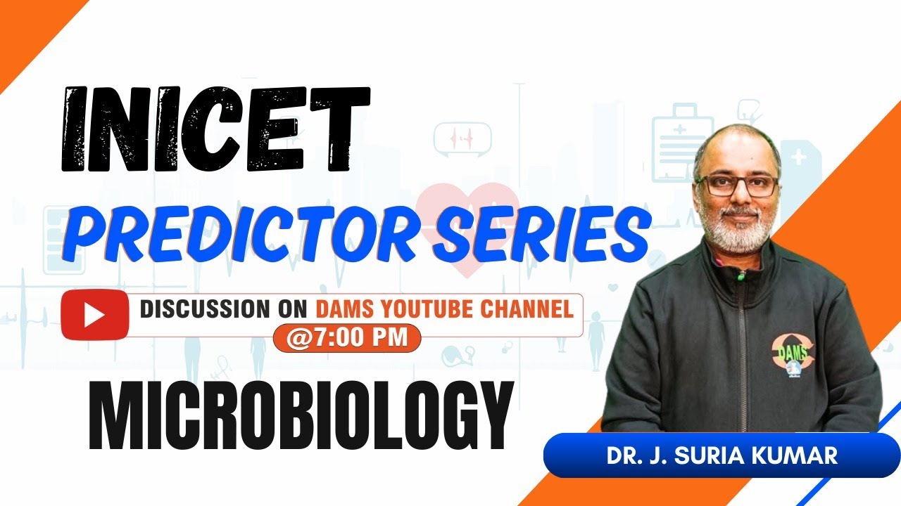 INICET Predictor Series | Microbiology by Dr. J. Suria
