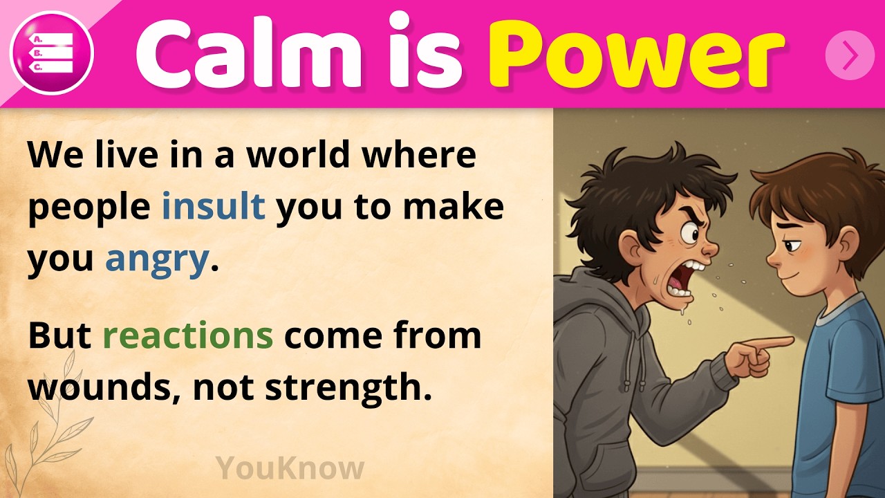 Calm is Power | Learn English Through Stories