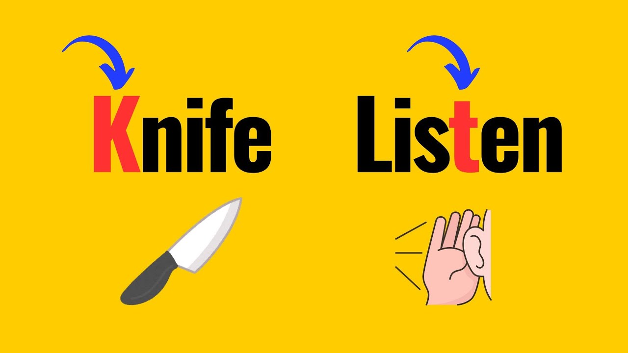👂Pare de Errar! Consoantes MUDAS em Ingl&ecirc;s de Forma F&Aacute;CIL