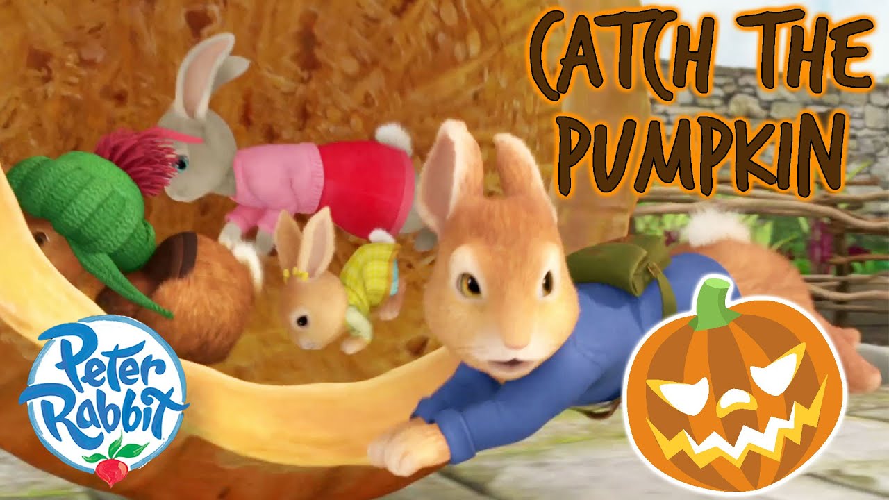 @OfficialPeterRabbit - Can the Rabbits Catch That Pumpkin? 🎃 | Hello #Autumn 🍂 | Cartoons for Kids