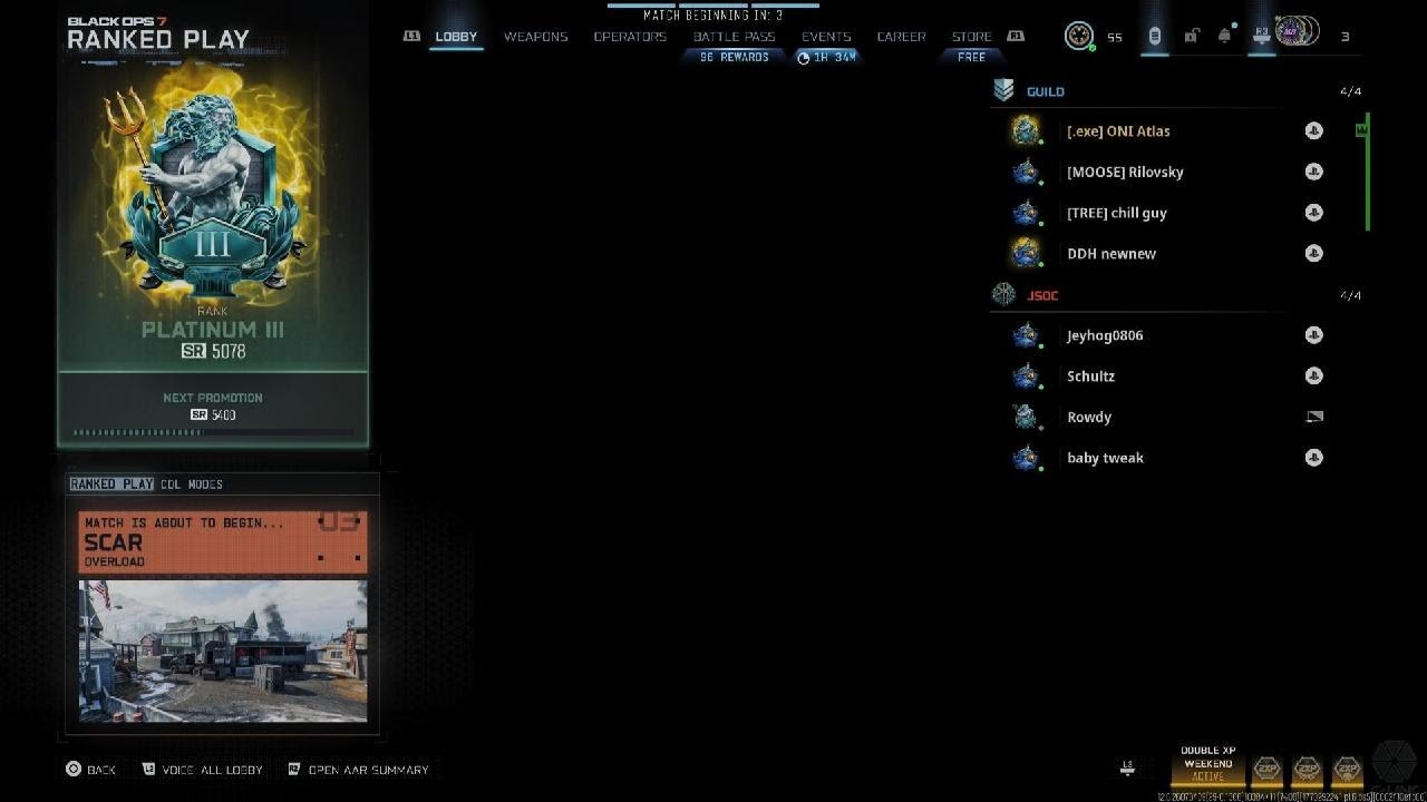 3/12 Scar Overload Ranked (35-23)