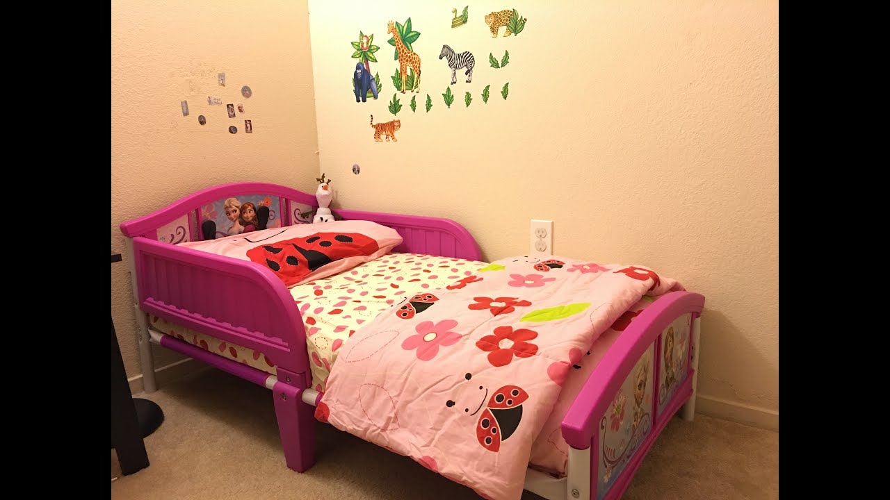 Delta Frozen toddler bed || Time lapse video