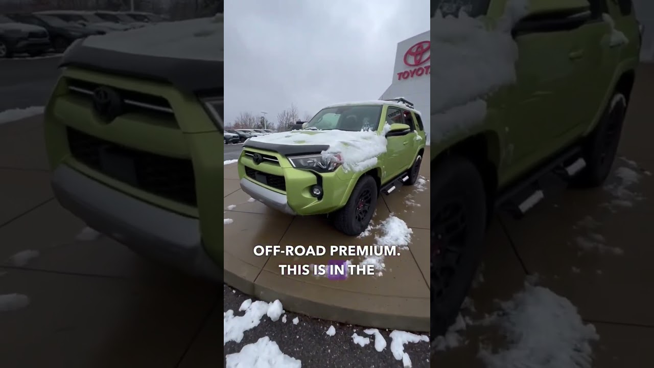 2023 Toyota 4Runner TRD Off-Road Premium in Lime Rush 