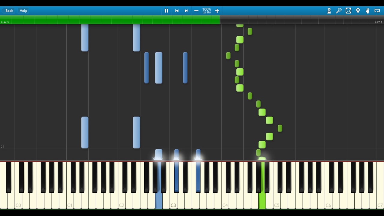 Piano Tiles 2 - Master Challenge (Synthesia) +MIDI