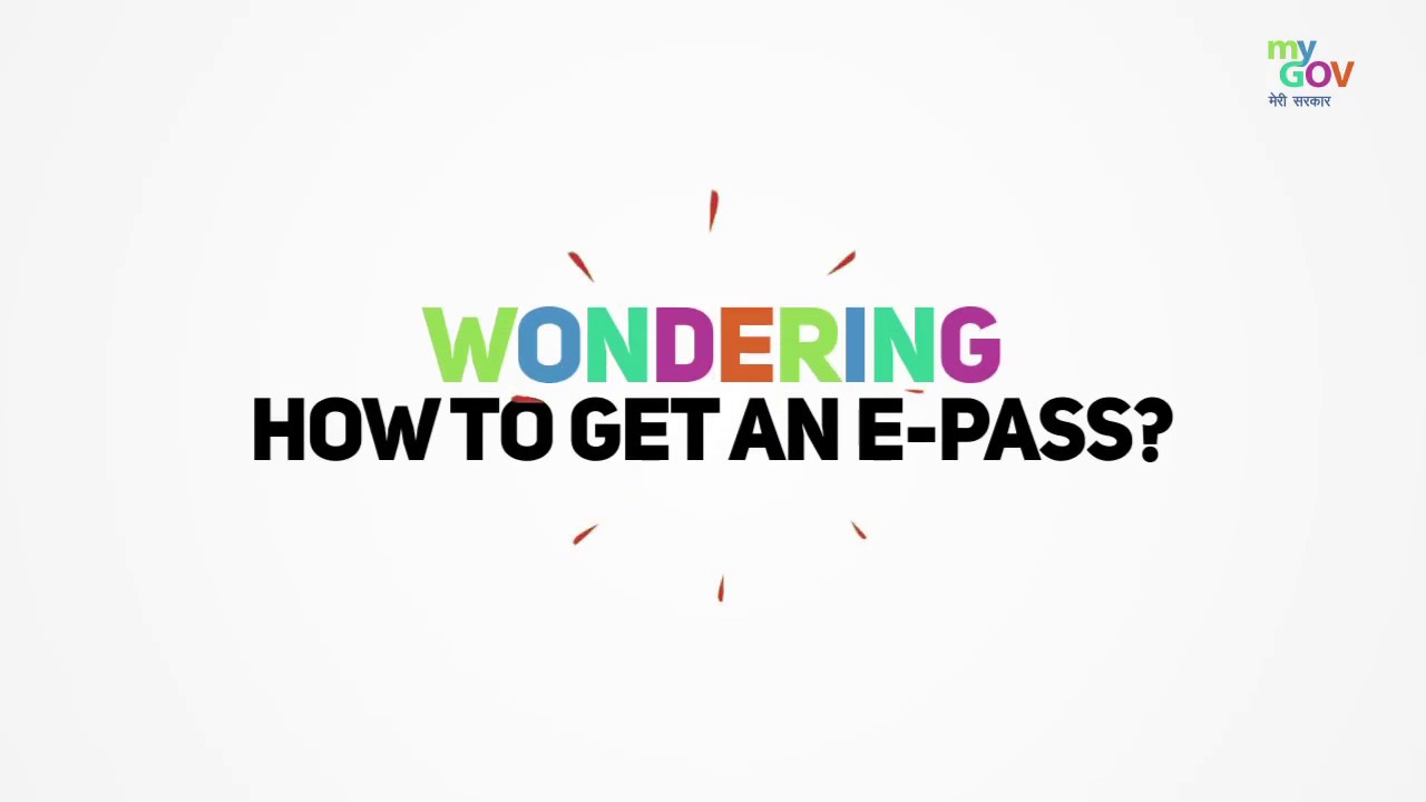 Wondering how to get an E-Pass?
