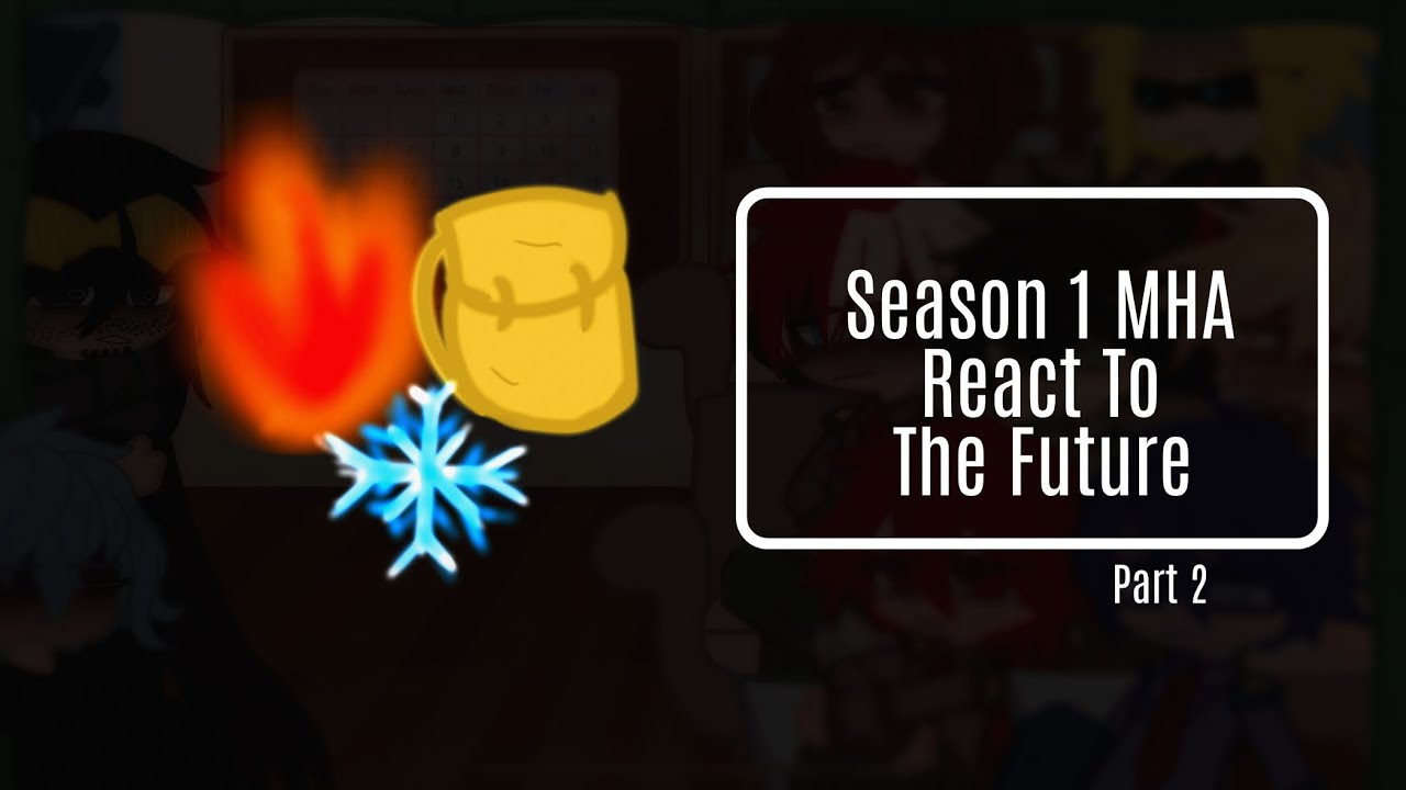 Season 1 MHA React To The Future / Before USJ / Part 2 / MHA / My Hero Academia / GCRV / Gacha Club