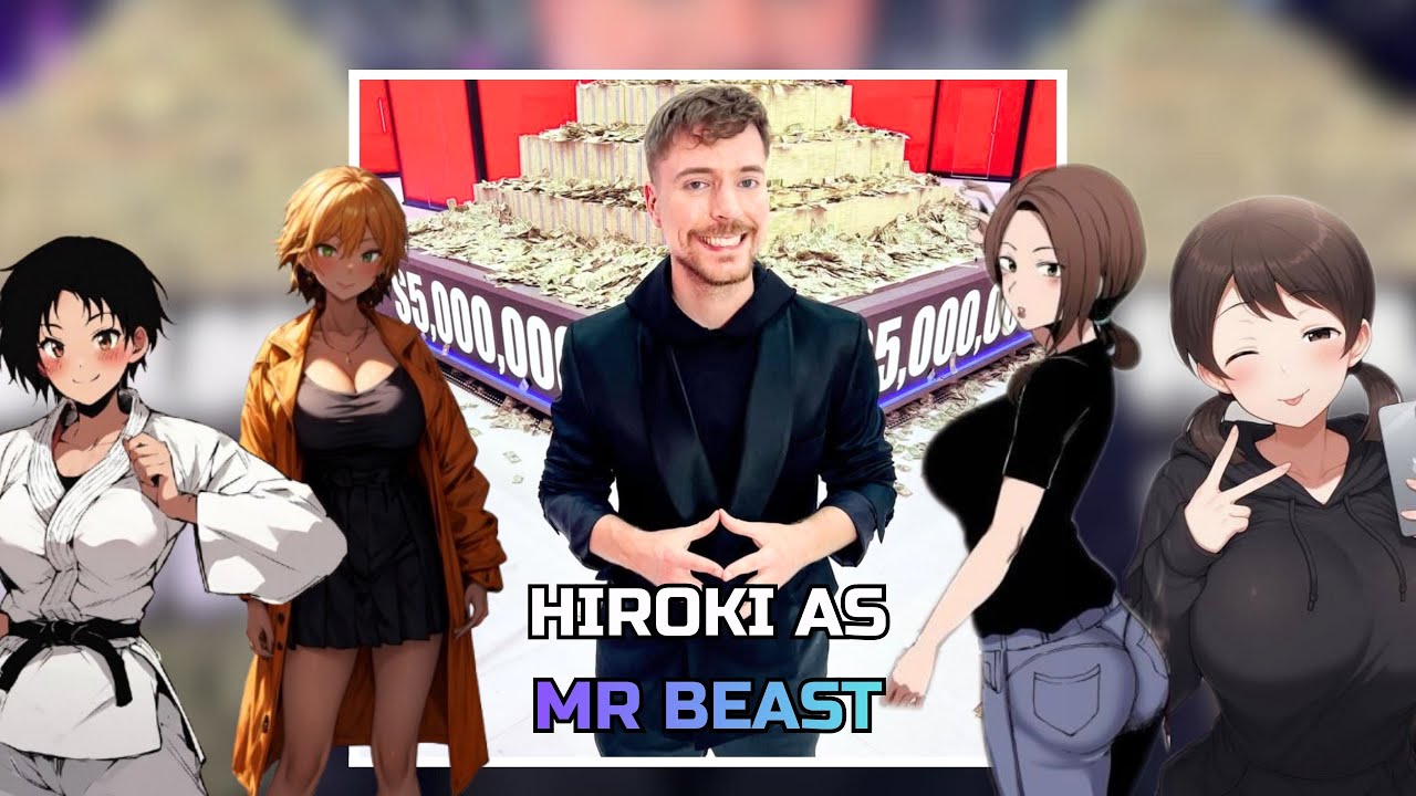 [NTR] Kokujin No Tenkousei react to HIROKI as MR BEAST | Gacha React |