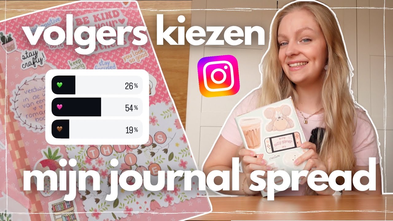 instagram kiest mijn journal spread | journal with me