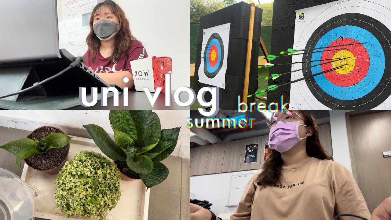 uni vlog 🏹 || my summer break | getting my life back together | archery | NTU, Singapore