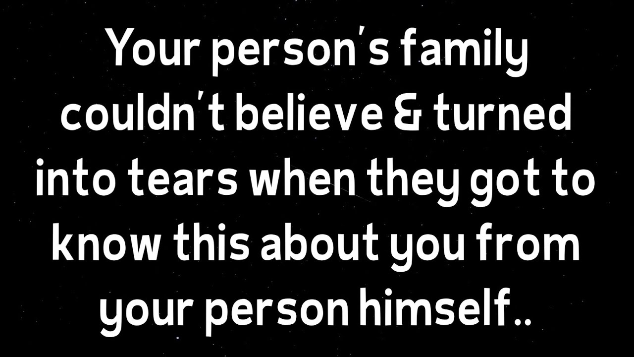 Your person's family couldn't believe & turned into tears when they..😱 dm to df 💕 Twinflame Reading