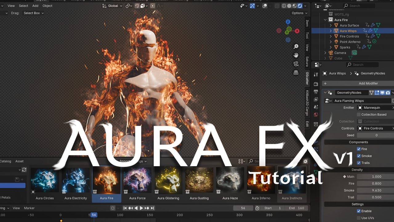 Aura Fx Pack v1  Blender Tutorial