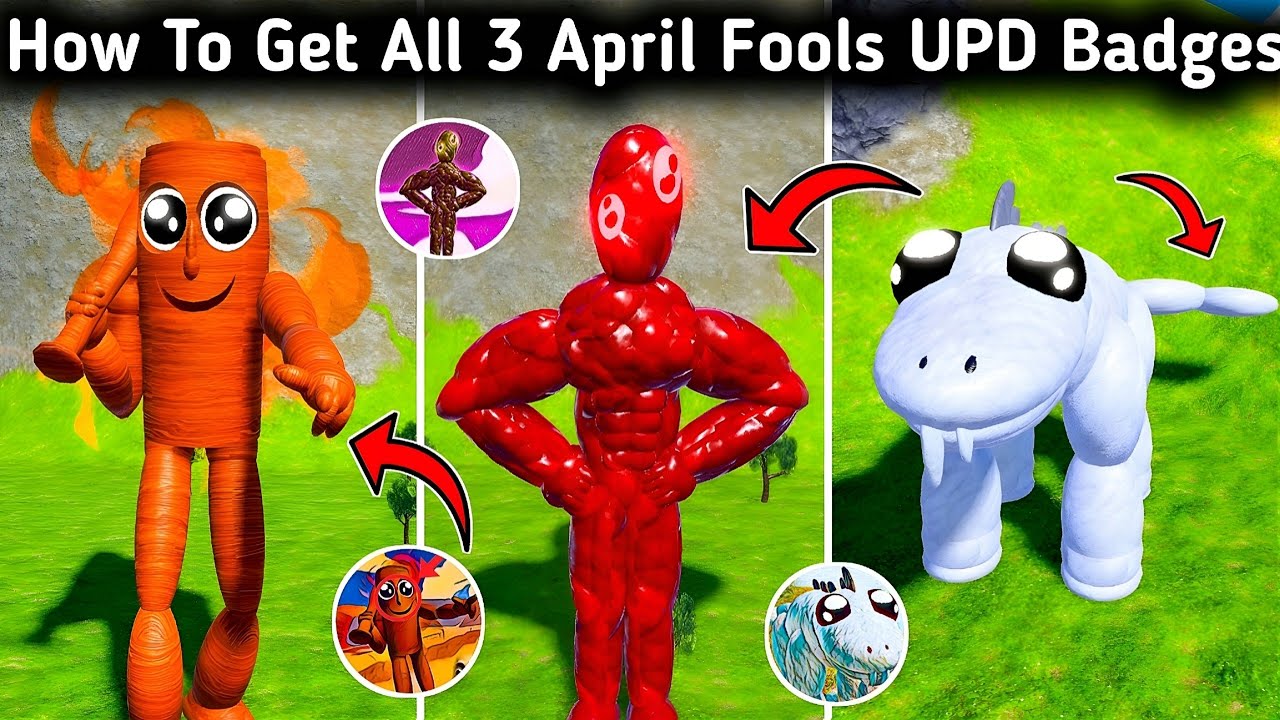 How To Get All 3 April Fools Update Badges Morphs In Tiny Universe Roleplay | Tung Tung - Bemoth