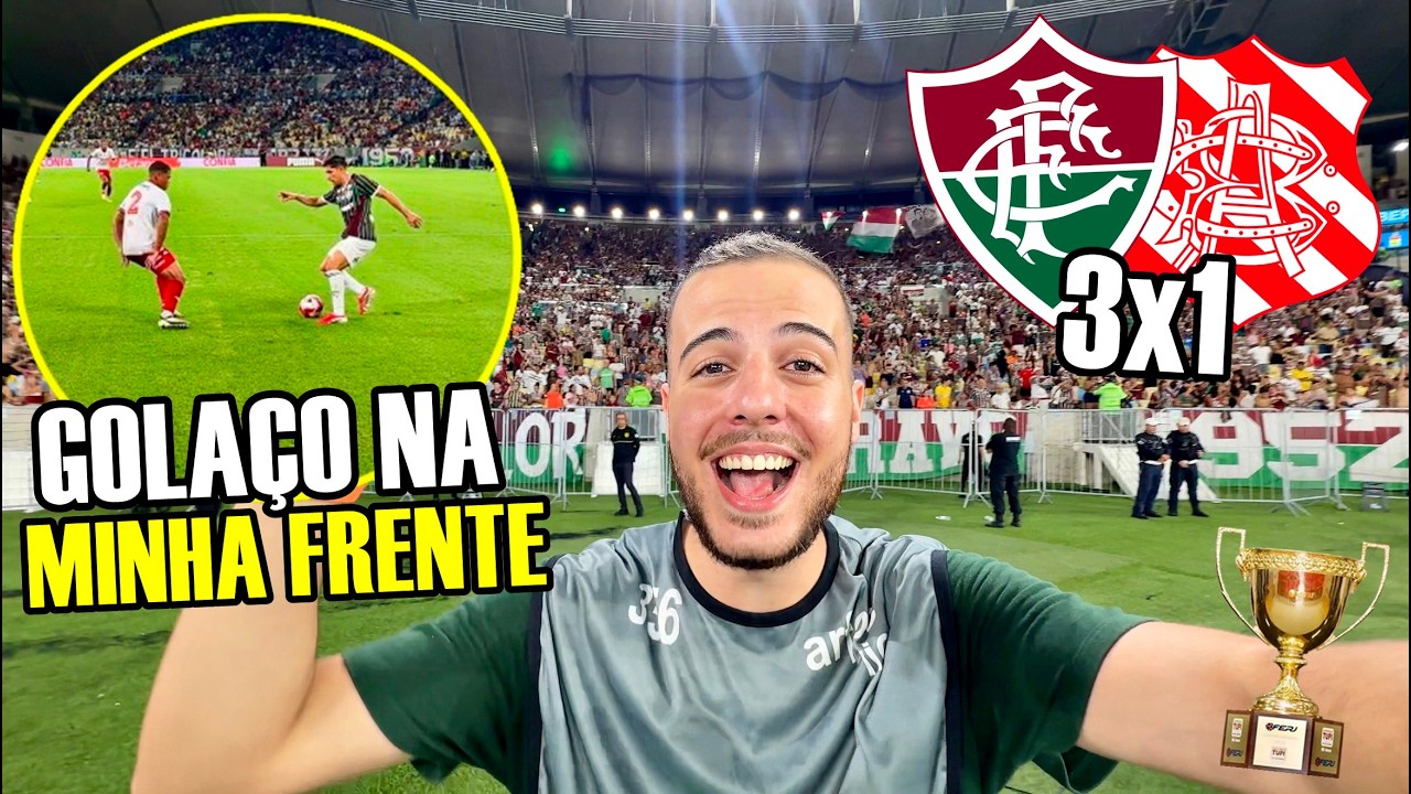PARTIU SEMIFINAL! Fluminense 3x1 Bangu - VLOG DIRETO DO CAMPO | Cariocão 2026