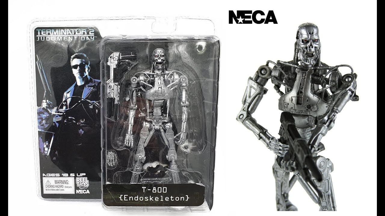Распаковка и обзор.Самая отвратительная фигурка от NECA\Эндоскелет Т800\Unboxing