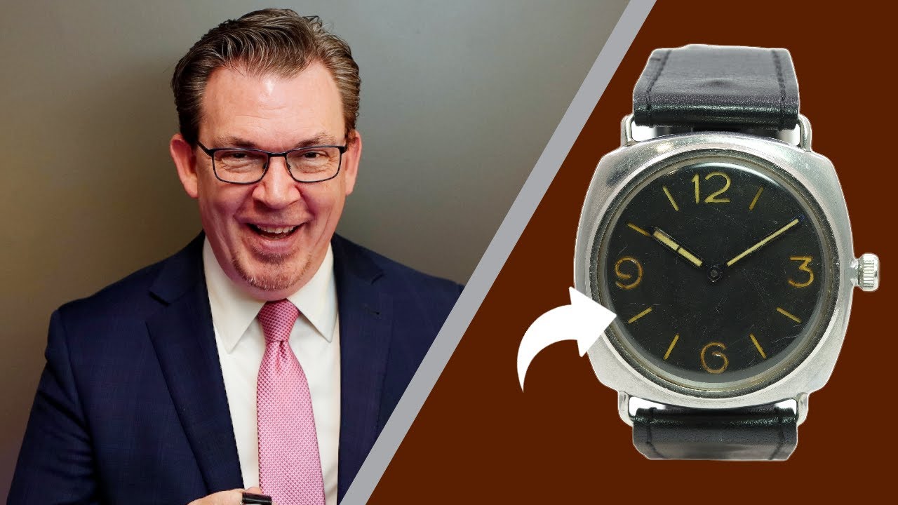 NEVER Before Seen Vintage WWII Panerai Watch With Rolex Movement