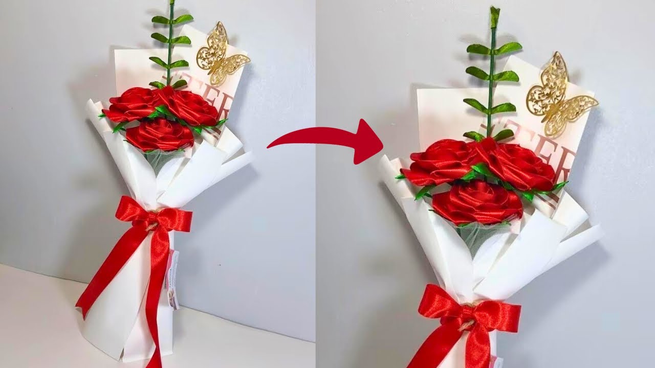 #tutorial Haz este bonito ramo de 3 ROSAS ETERNAS 🌹 2026 / Mery Create 