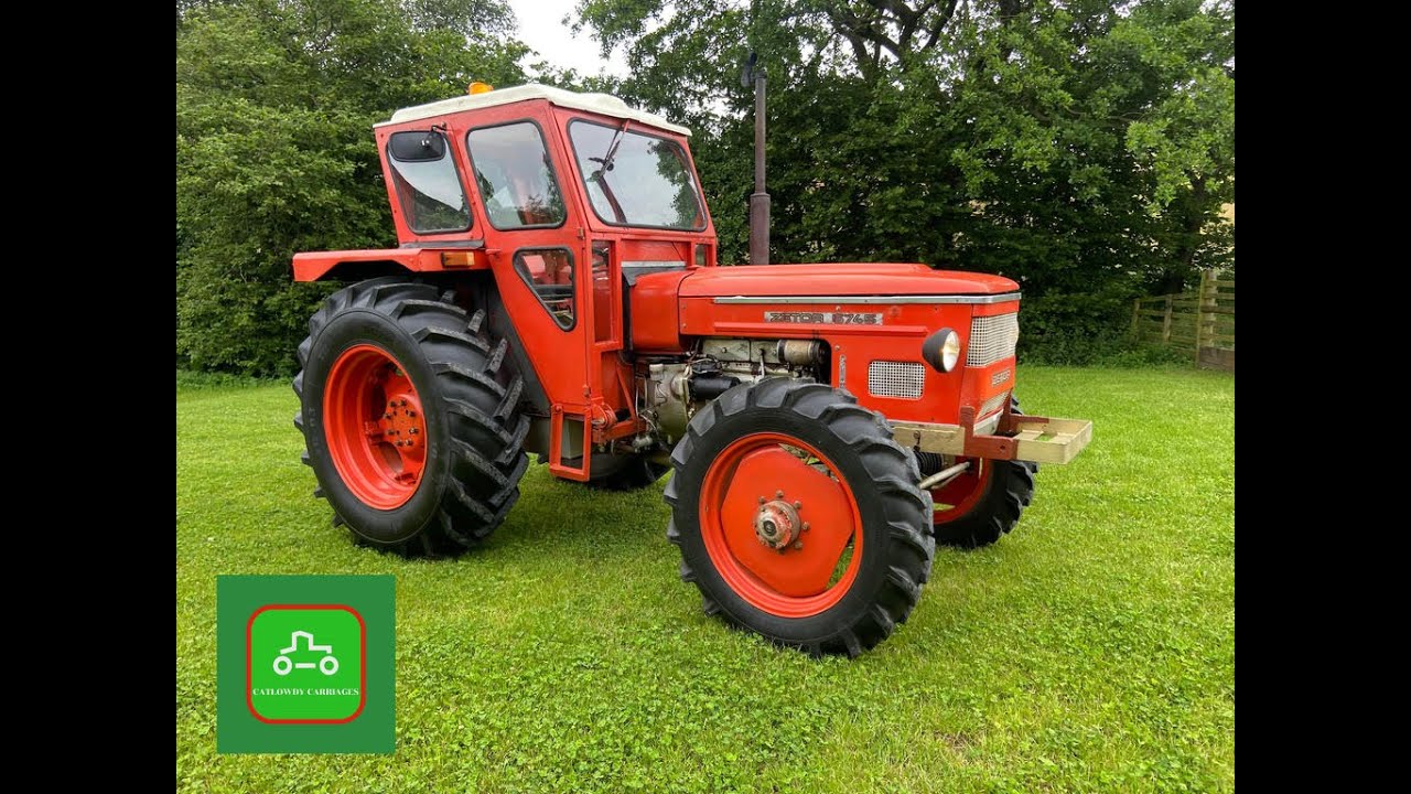 ZETOR 5745 4X4 EXCELLENT CONDITION TRACTOR SOLD BY www.catlowdycarriages.com