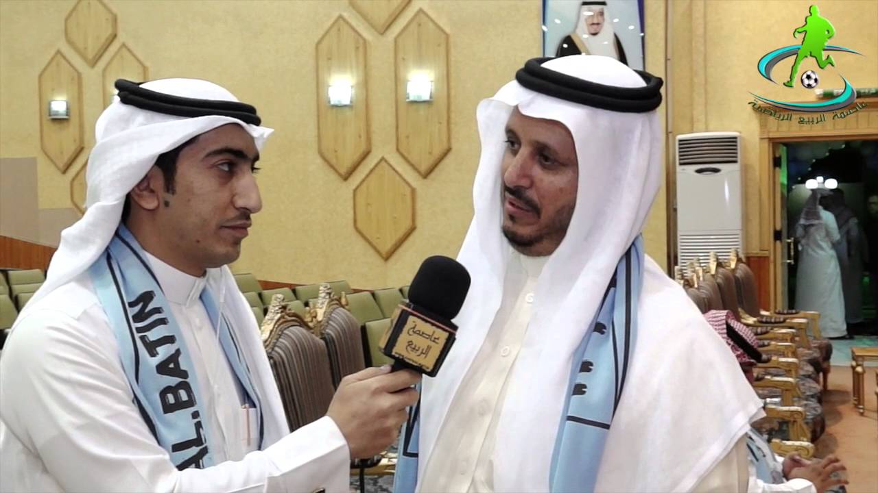 لقاء خاص  مع رئيس هيئة اعضاء شرف نادي الباطن أ سعد المشحن خلال الاجتماع  الشرفي لدعم نادي الباطن
