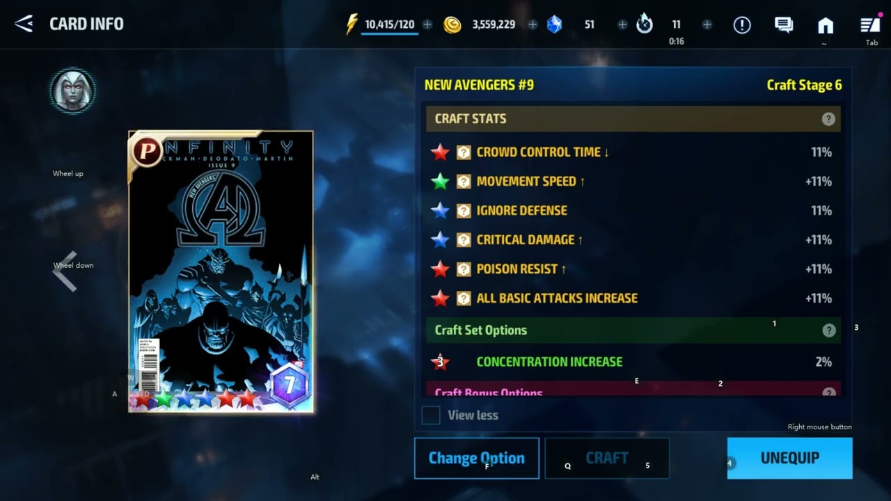 Crafting a Premium Comic Card 🔥 | Marvel Future Fight
