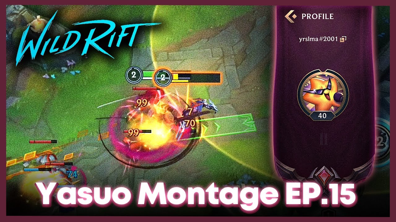 THE BEST YASUO PLAYER | WILD RIFT YASUO MONTAGE EP.15 - yrslma