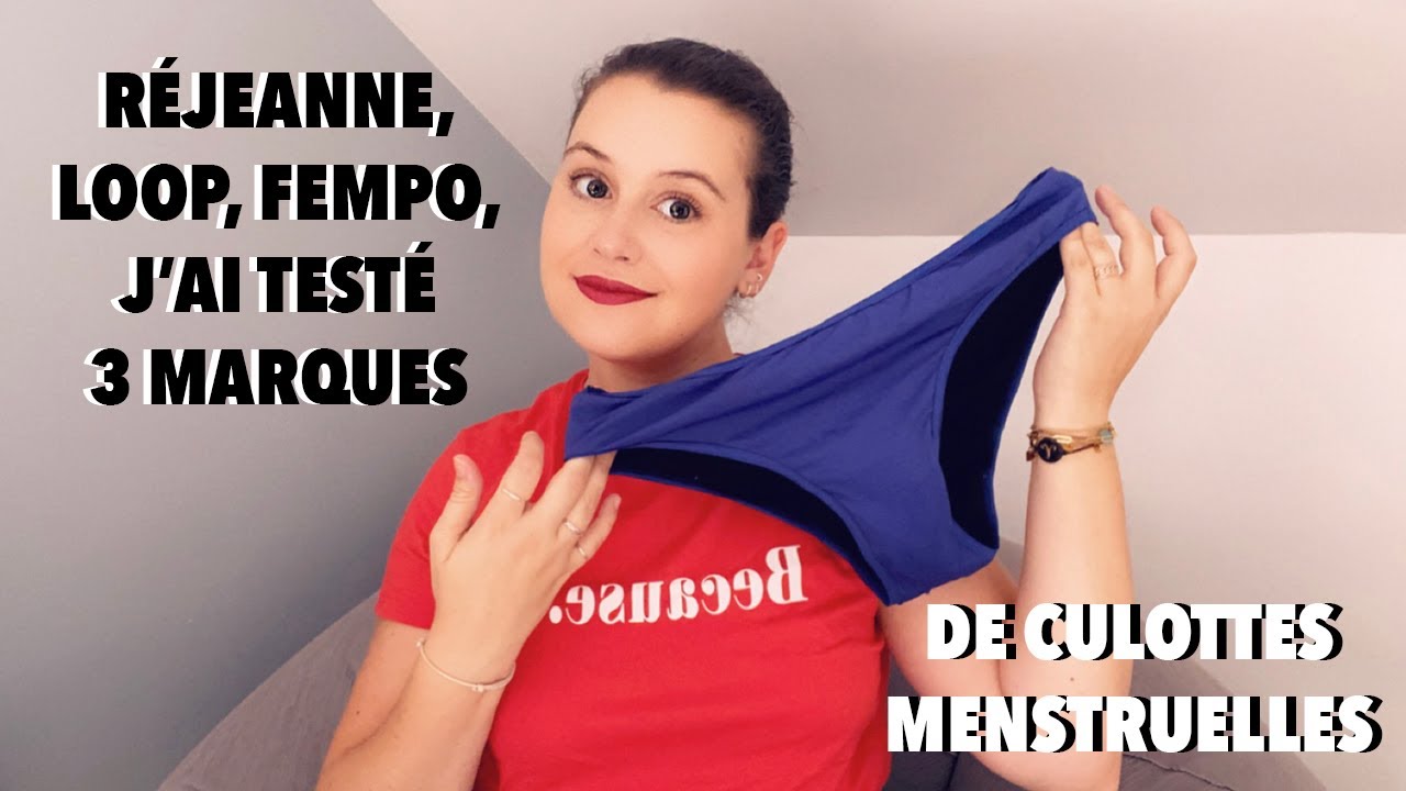 Réjeanne, Loop, Fempo  : j'ai testé 3 MARQUES de CULOTTES MENSTRUELLES !
