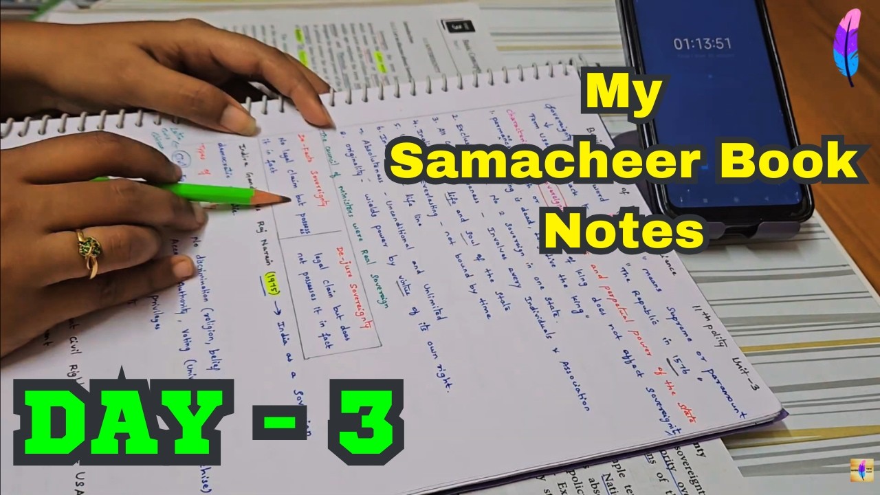 நான் ஏன் Samacheer Book Units ah Notes எடுத்தேன் - Harsha's Pre Planned Idea, Strategy 