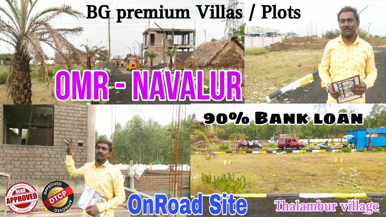 Premium Villa / Plots OMR-NAVALUR || 80ft ON-Road Property || DLF Colony | மிஸ்பன்னிடாதிங்க 👍
