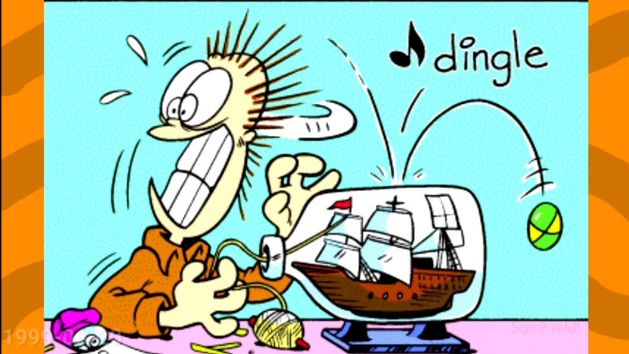 Microsoft Sam reads Funny Garfield Comics [Episode 7]