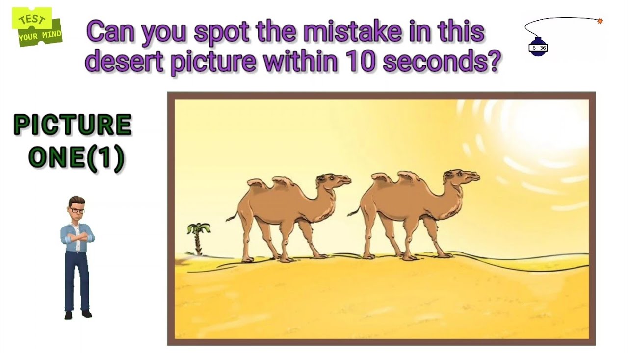 Find The Mistake Challenge #1 | Only a Detective Mind Can Find All The Mistakes | 