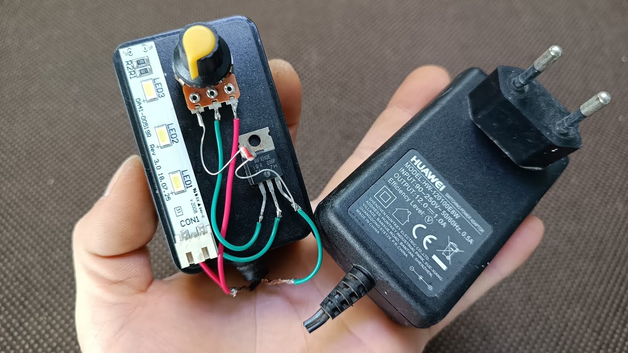 tôi sẽ làm MỘT THỨ HAY HO từ những cục adapter cũ  (how to make a light sensor lamp)