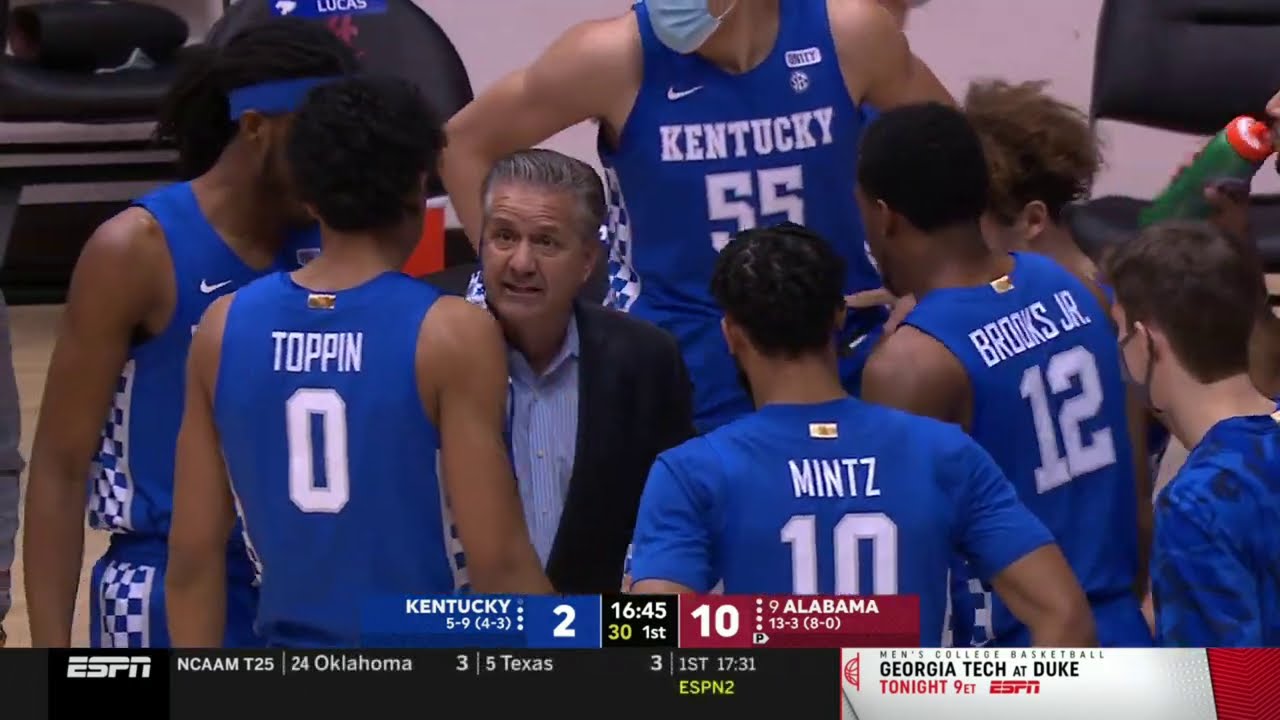 2020-2021 Kentucky @ Alabama (Game 15)