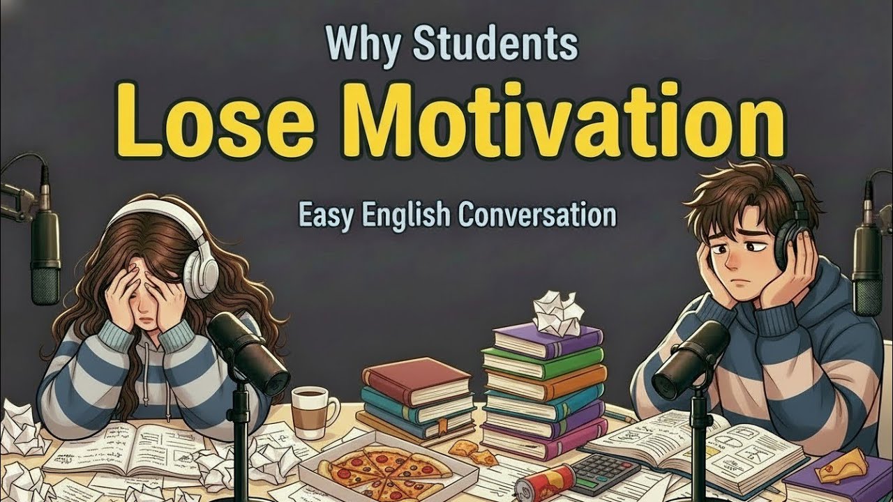 Why Students Lose Motivation (And How to Stay Consistent) | English Podcast