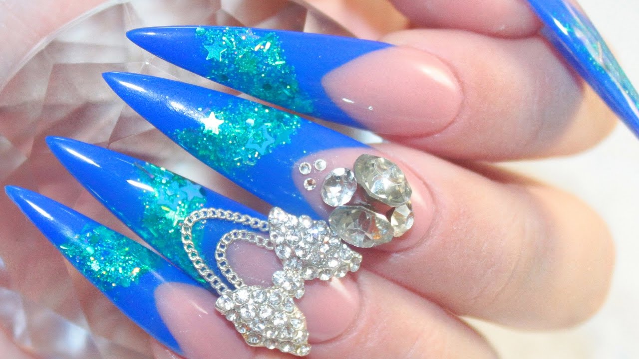 ☆ STARGAZER ☆ ACRYLIC NAIL TUTORIAL