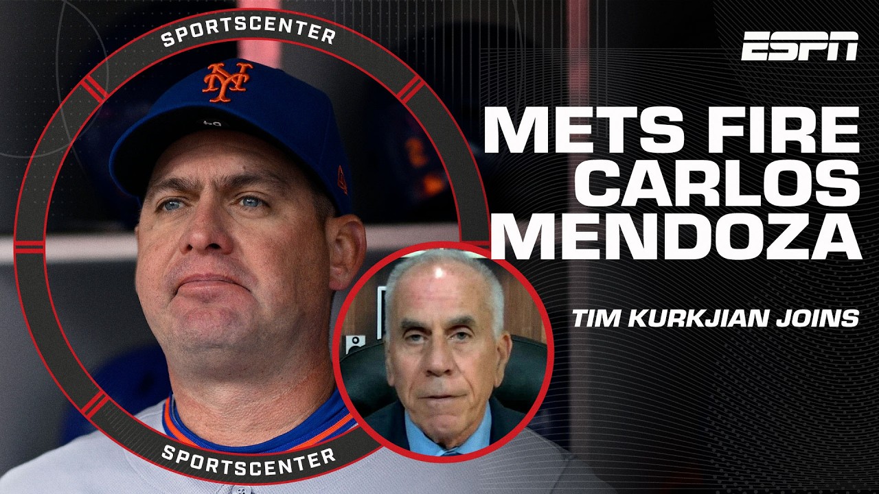 &laquo;Нью-Йорк Метс&raquo; УВОЛИЛИ менеджера Карлоса Мендосу 🚨 | SportsCenter