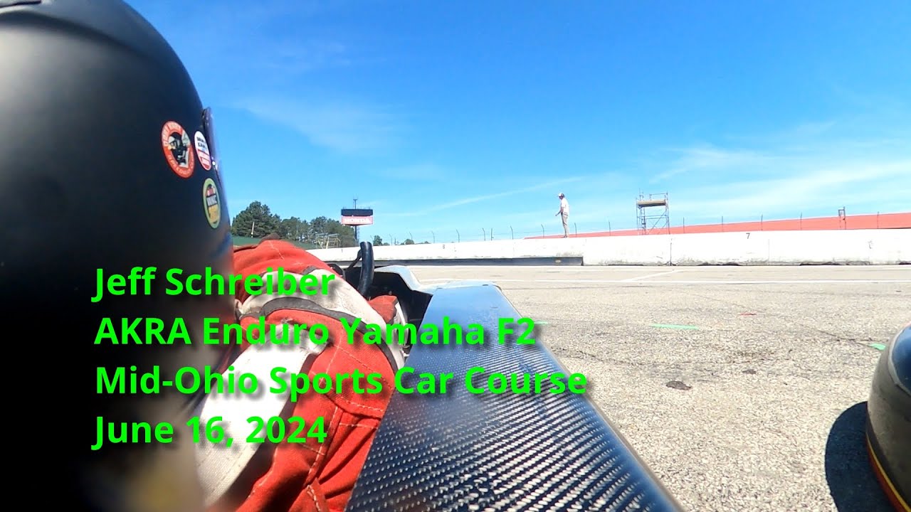 Jeff Schreiber - Enduro Yamaha Kart Race F2, Mid-Ohio June 16, 2024