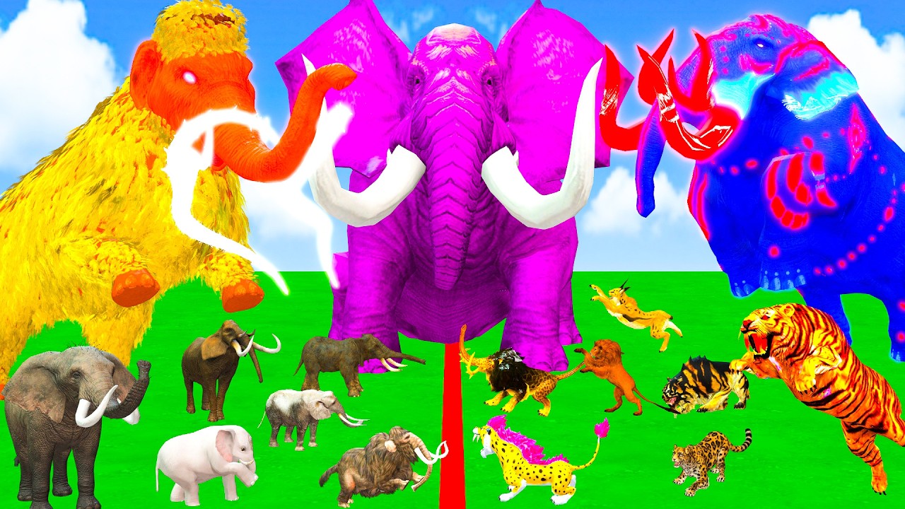 Incredible Animals Race vs Dinosaurs vs Prehistoric Mammals Speed Race Run: Who Will Win? ARBS #2026