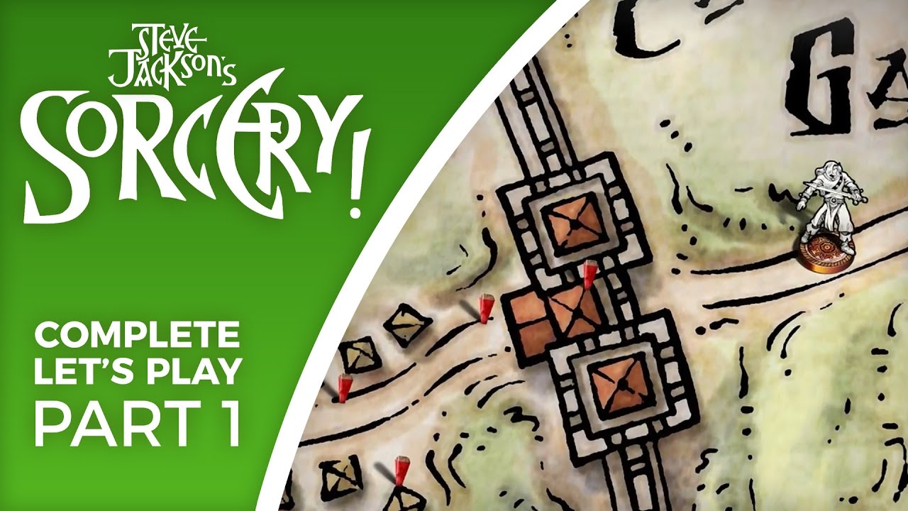 Let's Play Steve Jackson's Sorcery! - Part 1 - Complete walkthrough, All 4 Parts!