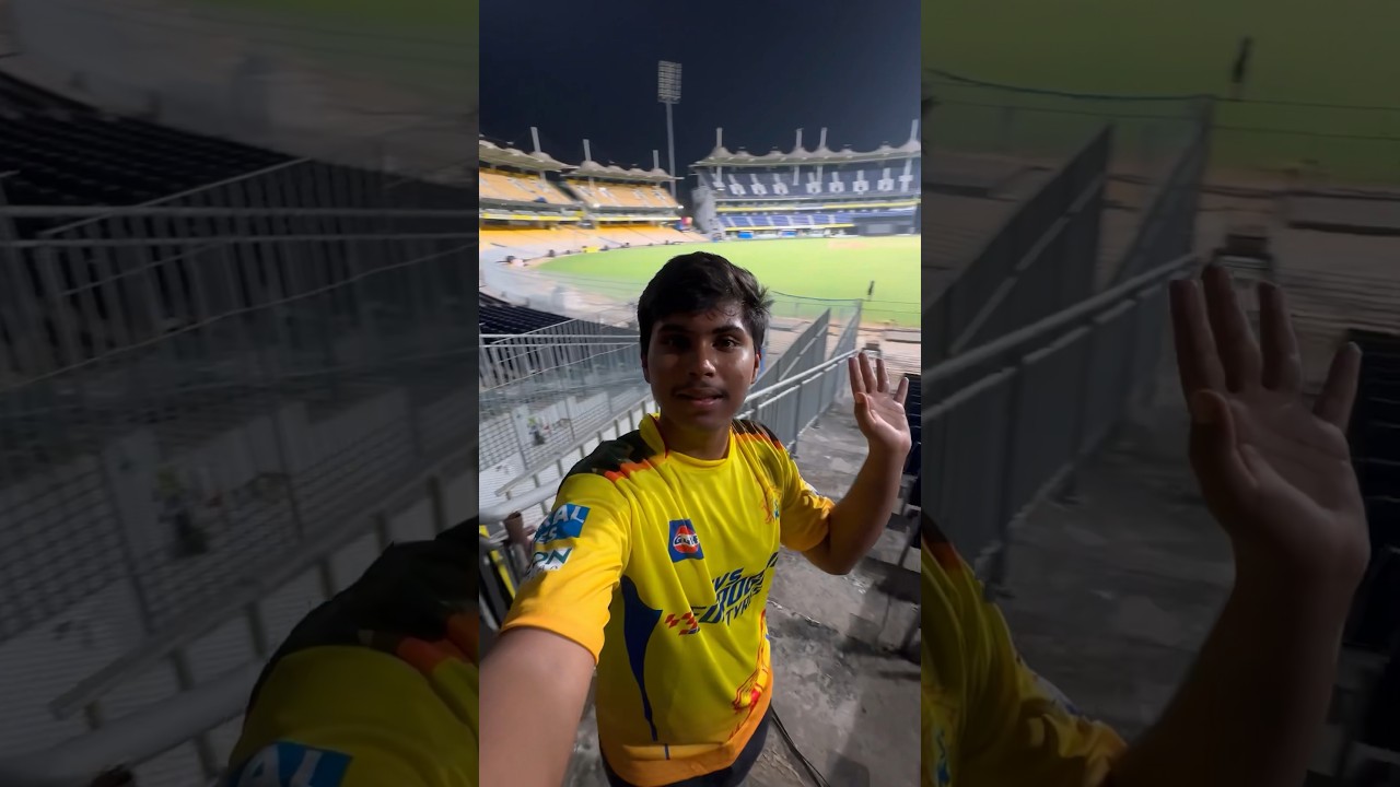 I Booked Whole Chepauk Cricket Stadium 🏏😱🔥 - Views Of Rithik - #shorts