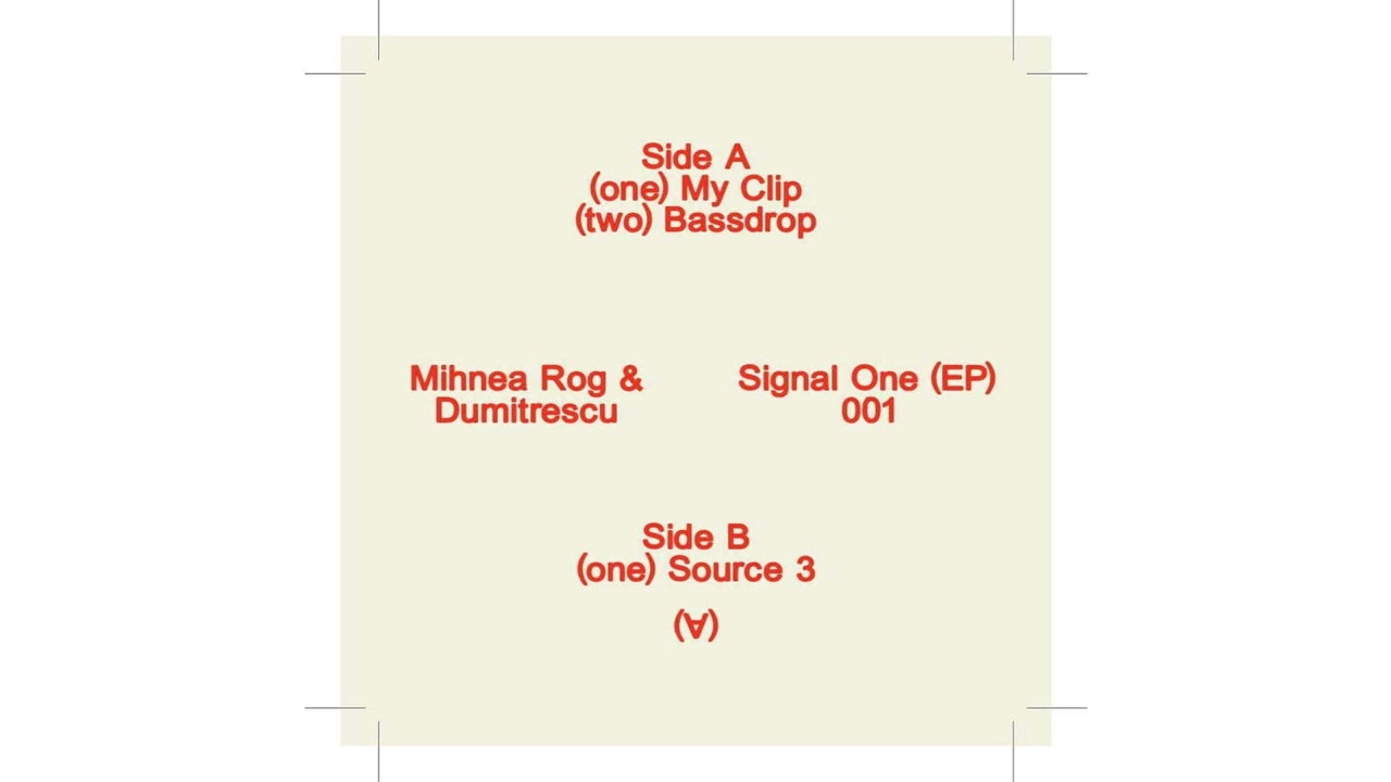 Mihnea Rog & Dumitrescu - Bassdrop [MAD001]