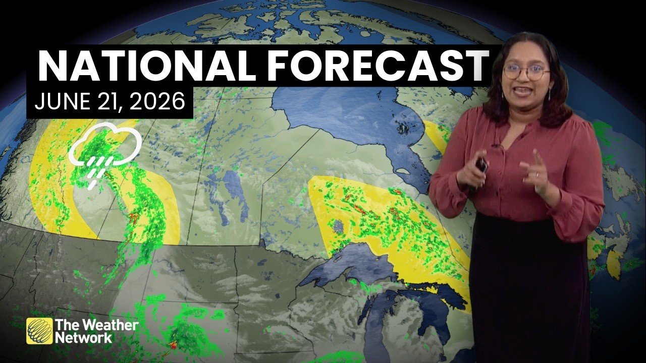 Canada's National Forecast - June 21, 2026 | #weatheram