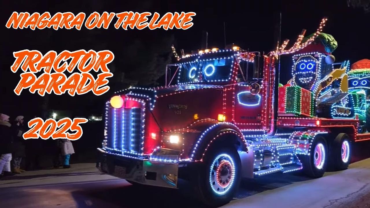 Niagara-on-the-Lake CHRISTMAS TRACTOR PARADE 2025! 🚜 Lights & Festive Fun in NOTL