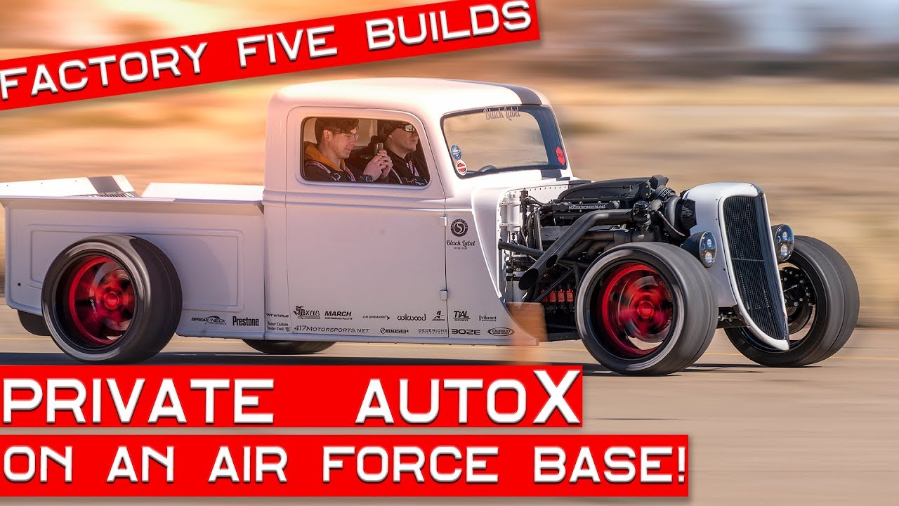 Factory Five Builds: Private Autocross Day on an Air Force Base!