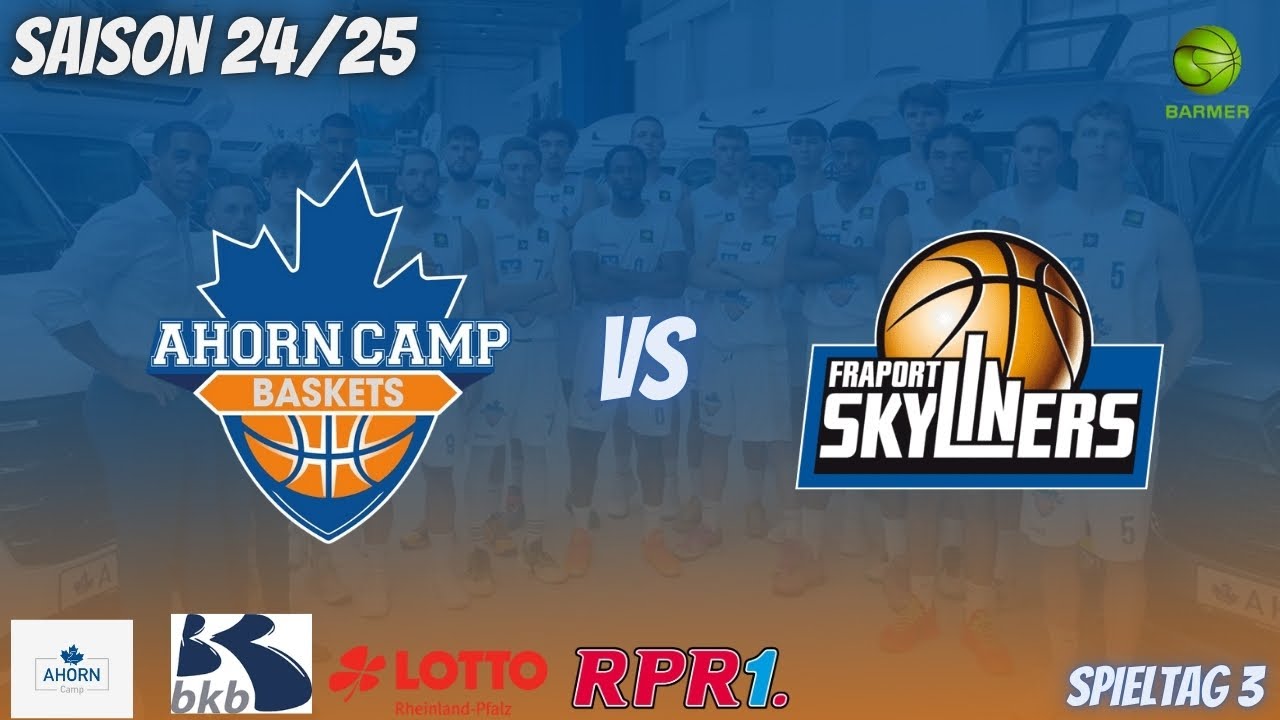 ProB Süd - Saison 2024/25- AHORN CAMP BASKETS SPEYER vs. FRAPORT SKYLINERS