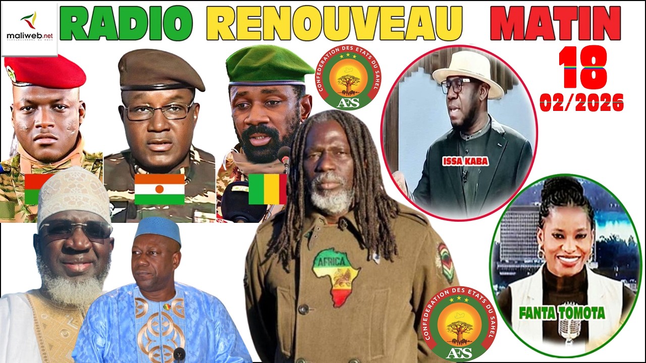 LE MATINAL DE LA RADIO RENOUVEAU FM du 18 Février 2026