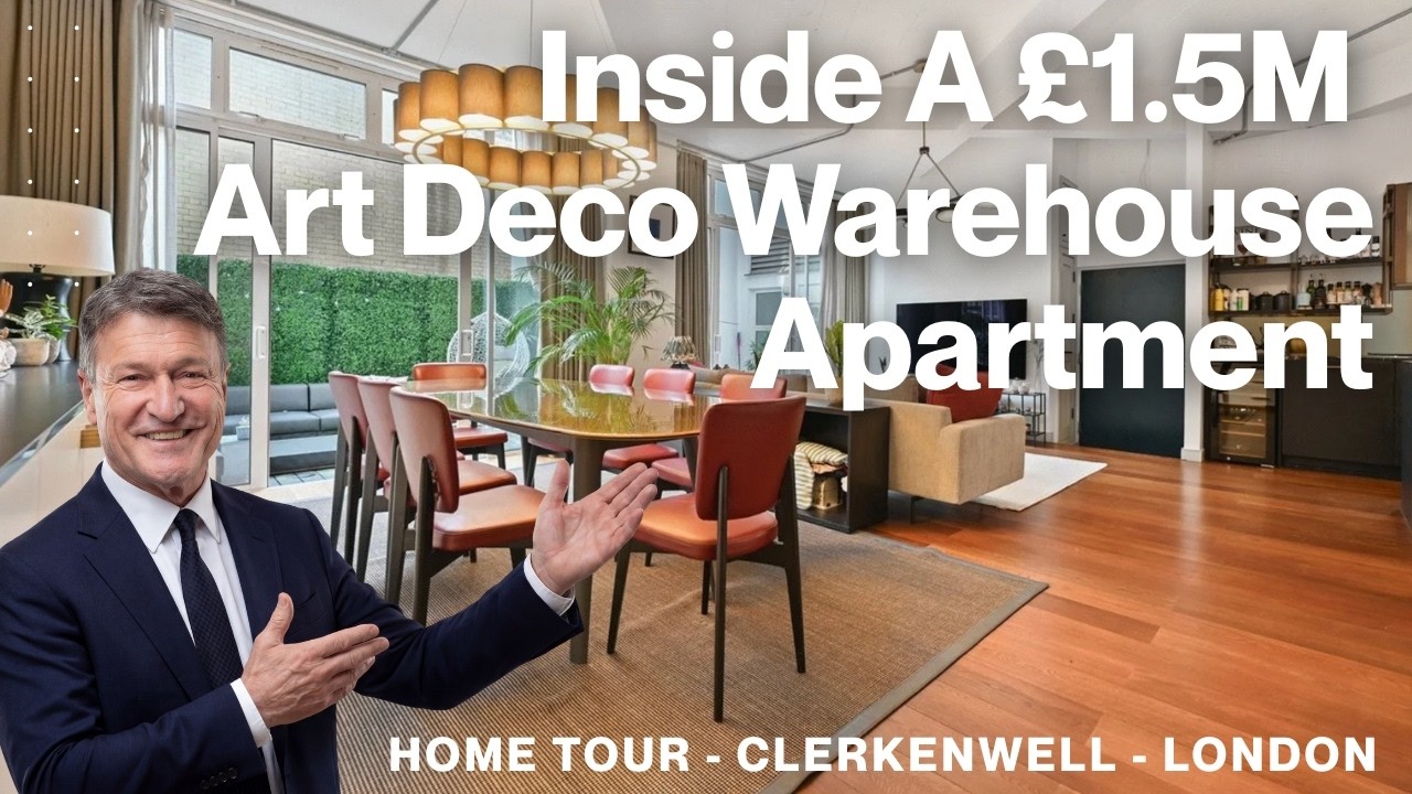 Inside a £1.5M Art Deco Warehouse Apartment in Clerkenwell | Warner House Tour