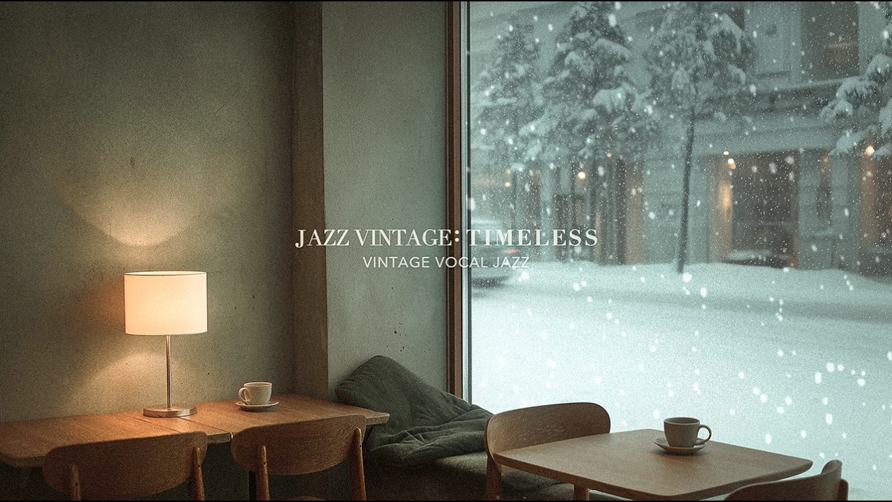 [Playlist] У теплого окна кафе: джаз, плывущий сквозь заснеженный город | JazzVintage · Winter Notes
