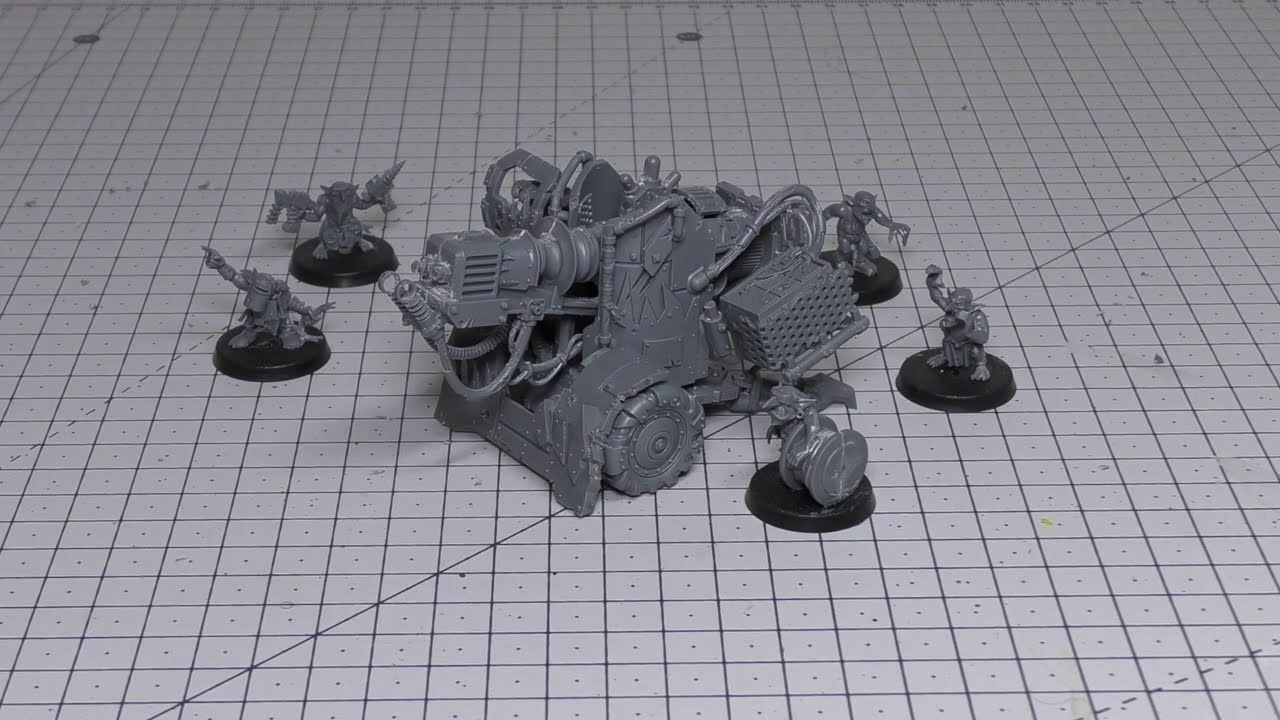 ORKS - MEK GUN  - Review (WH40K)